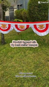 BENDERA BACKGROUND GARUDA MINI 5 GELOMBANG (35METER)