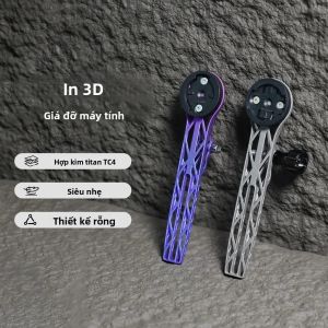 Giá Đỡ Điện Thoại Di Động Bằng Hợp Kim Titan In 3D TOSEEK Giá Đỡ Mở Rộng Tương Thích Với Wahoo Garmin