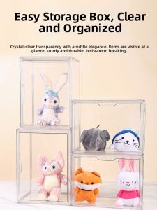 AMU·PIGGY | Transparent Dustproof Display Cabinet Acrylic