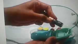 `ลดซ้ำ30%โค้ดที่ตัดเล็บอัตโนมัติเด็ก มาพร้อมไฟฉายส่องและหมุนได้`