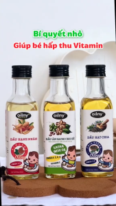 Dầu mè ăn dặm Oilny nguyên chất 65ml - 100ml cho bé từ 6 tháng hỗ trợ phát triển trí não và miễn dịch