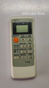 Remote máy lạnh mitsubishi heavy mặt đen nút nguồn đỏ. (Tặng kèm cặp pin).