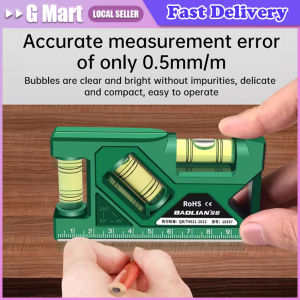 3 In 1 Portable Level Ruler Bubble Multipurpose Precise Magnetic Lever Angle Gauge Finder Leveling Aligner Woodworking Tool