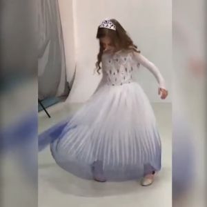 Kostum Frozen 2 Dua Elsa 28 Dress Baju Anak Putri Princess Putih Ungu Reiko Store