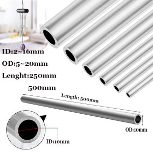 Aluminium Pipe Dia 2mm~16mm OD 5~20mm Straight 300mm 250mm/500mm Long Round 6061 Aluminum Alloy Tube