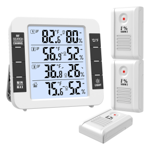 Brifit 4.6 Inch LCD Screen Indoor Outdoor Thermometer with 3 Wireless Sensors: A Comprehensive Guide