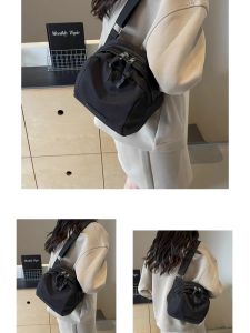 Fashionable Mesh Single Shoulder Crossbody Womens Bag Waterproof Oxford Cloth Commuter Bag Shell Shaped Bag for All Seasons