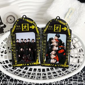 Original PVC Card Holder for Campus Meal Card Star Idol Fan Display Storage Display Hanging Ornament 3.5 Inch Customizable
