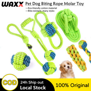 Pet Dog Toys Chew Teeth Clean Toys Grinding Teeth Traning Fun Playing Cotton Rope Ball Puppy Toys