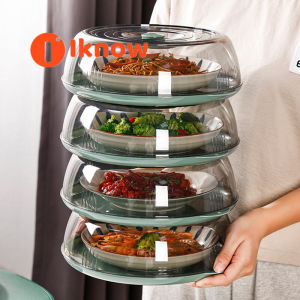 I know 1 layer Premium Stackable Food Cover Tudung Saji Thermal Food Cover Dining Table Leftovers Storage Household Winter Cover Dish Artifact Food Thick Thermal Insulation