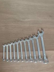 Set Kunci Ringpas Berkualitas Tinggi 11 Pcs 8-24 / Kunci Pas Set Lengkap Cocok Untuk Bengkel