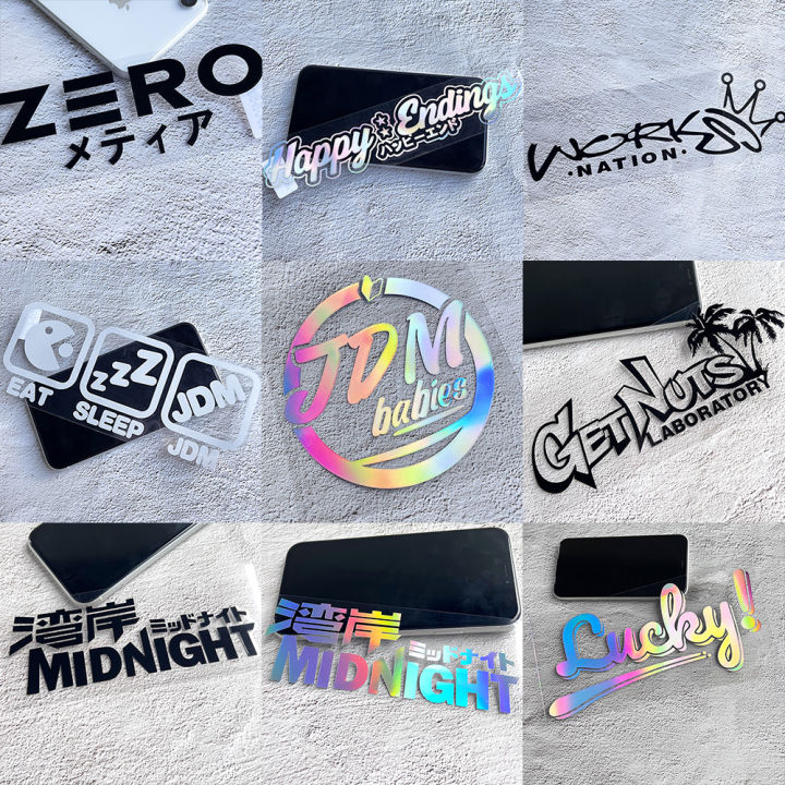 Reflective Waterproof Letter Stickers for Motorcycle And Car Body ...