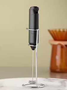Electric Milk Frother Egg Whisk Handheld Foam Maker with Stand for Kitchen Milk Coffee Egg Stirring Tools