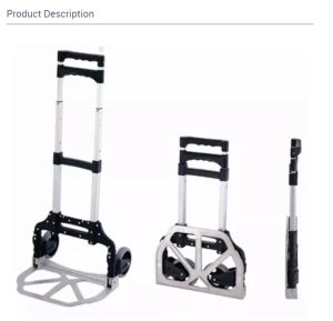 {SG In-Stock}Luggage Cart Foldable Aluminium Pull Rod/Iron Base-SW 7531 Fast Delivery/Local Warranty