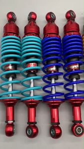 โช๊คหลังแต่ง WAVE แบบHYB/CNC มี2แบบสีตัดแดง/สีตัดทอง มีให้เลือกหลายสี(ขนาดความสูง340มิล)