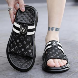 Nanjiren | Non-slip Patterned Luxury Mens Flip-flops