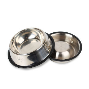 Dog Bowl Dog Plate Dog Bowl Stainless Dog Food Bowl Stainless Pet Bowl Stainless Bowl For Dogs