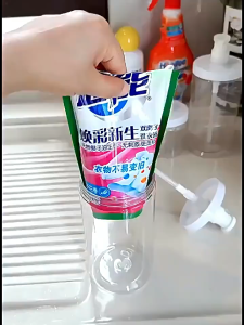 CHOMA  ขวดปั๊ม กะบอกรีฟิลแชมพู สบู่เหลว เติมน้ำยา ขวดปั๊มเปล่า แบบใส ขนาด 500มล/1000มล  กระบอกใส่โลชั่นหัวปั๊ม