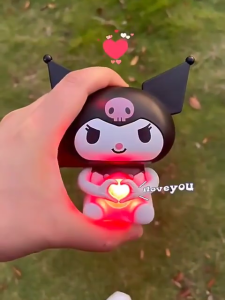 Sanrio การ์ตูนคุโรมิ ของเล่น สามารถพูดได้ "I Love You" ของขวัญปีใหม่ ของขวั วันวาเลนไทน์ แฟนสาว อุปกรณ์ของข