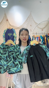 Set Bơi Bé Trai Tay Ngắn Bé Trai Sport Xanh Malachite T84