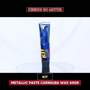 KIT Motor Metallic Paste Carnauba Wax 60gr Odol Pembersih Noda Pengkilap Pelindung Cat