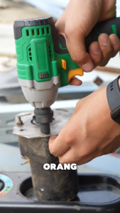 ISKU Cordless Impact Wrench Brushless 21V 350N.M Torsi Battery 350N.M Mobil Kunci Impact Wrench 21V