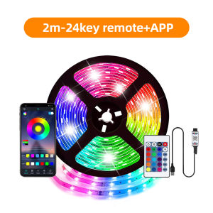 40M 5V USB RGB Led Strip TV Backlight Music Sync APP Color Changing Cuttcable LED Lights for Room Home Party Bedroom Decor