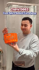Claris 0663 Cool Spiro Basket Keranjang Serbaguna Sabun Mandi Plastik