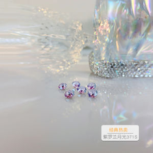 Titanium Steel Sparkling Student Party Ear Cuff Unique Beautiful Fashion Jewelry round Shape Crystal Embedded Womens Earring