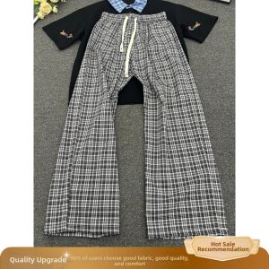 OUMULONG | Summer Lightweight Drape Loose Comfortable Trousers