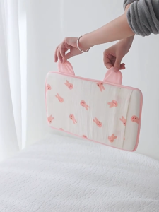 Gối Cao Su Non JUBON Mềm Mại Đàn Hồi Tốt Thoáng Khí Ngăn Móp Đầu Vỏ Gối Vải Muslin Cao Cấp với Nhiều Họa Tiết Đáng Yêu