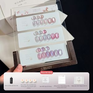 GAOY | Sơn Móng Tay Mắt Mèo Màu Tím Nhạt