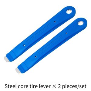 TOOPRE | TOOPRE 2PCS/1Set Bicycle Tire Levers Mountain Bike Metal Nylon Plastic Thickened Steel Core Tire Repair Tools for Outer Tires