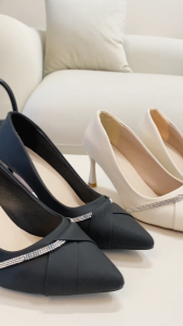 YOTO French Style Stiletto Heels For Women Pointed Toe With 7.5CM Elegant Evening Office Pumps