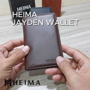 HEIMA Dompet Lipat Pria 3/4 Bahan Kulit PU Premium Hype Trendy Cowok Kekinian - JAYDEN
