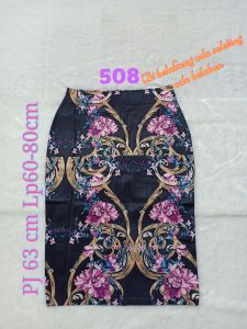 Des rok scuba print impor modis model kekinian fashionable model casual trendy impor