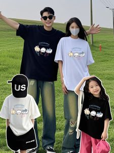 Family Cotton T-Shirts Summer