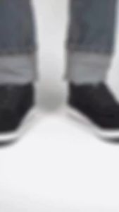 NAZ AUSTIN - Sepatu Sneakers Pria Kasual Suede Hitam Polos Sol Dijahit Sepatu Kets Pria 100% LOKAL