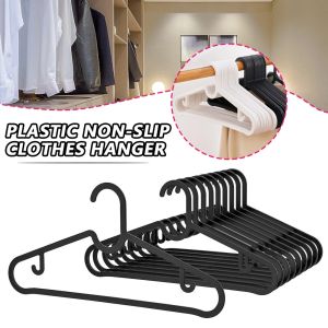 5/10pcs Clothes Hanger Clothes Drying Hanger With Hooks Anti Slip Clothing Rack For Household Wardrobe Organizer