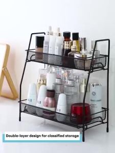 Spice Rack | Kitchen Countertop Storage Rack | Bathroom Cosmetic Storage Racks | Rak Atas Meja Dapur | 台面收纳架