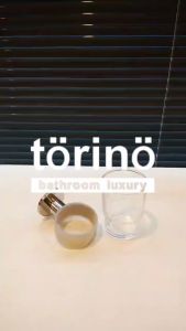 torino Premium Bathroom Accessories Stainless Steel 304 Glass Tumbler Holder Q3P Series Pemegang Tumbler Kaca 玻璃杯架
