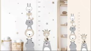 Woodland Animals Tree Branch Wall Stickers for Kids Rooms Cute Koala Bear Fox Decals Baby Nursery Bedroom Playroom Wall Decor