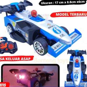 Mainan Mobil Remote Balap keluar asap Spray car