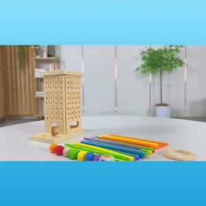 Early Learning Dice Shaker Box Set Multiplayer Interactive Tabletop Game Stick Balance Challenge Fun Family Play