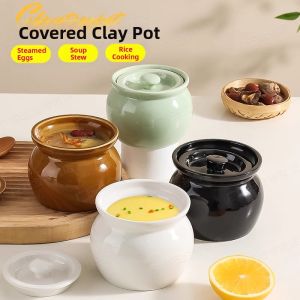 Nồi Hơi Gốm Dùng Cá Nhân Để Hầm Hấp Rau và Chưng Trứng