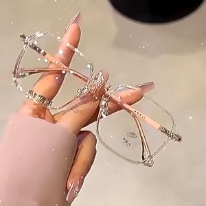 Anti Radiation Graded Glasses Fashion for Woman Men Student Myopia Eyewear Transition Graded Glasses for Nearsighted