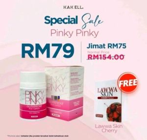 PRO WHITE💥PINKY PINKY KAK ELL ORIGINAL HQ