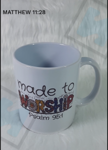 SAFYRE - Bible Verse Coffee Mug | Christian Gift | Inspirational Faith Mug
