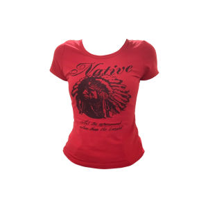 Slim Fit Short Sleeve T-Shirt Womens Summer New round Neck Glitter Design Trendy Pure Desire Style Top Cool Feeling