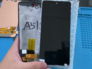 Màn Hình AMOLED Cho Samsung Galaxy A51 A515 Màn Hình LCD Có Khung Bộ Số Hóa Cảm Ứng Thay Thế Viên Chất Liệu IPS